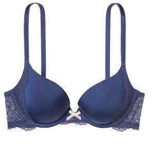 Blue Victoria’s Secret Dream Angels Push Up Bra